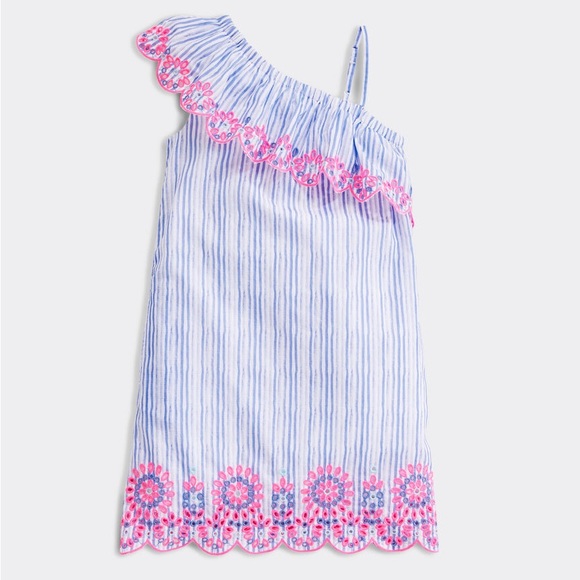 Vineyard Vine One Sleeve Dress, EUC, 6T - Picture 1 of 7